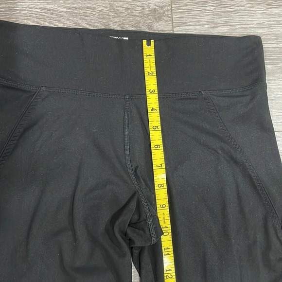 Victoria’s Secret PINK Ultimate Zip Ankle Black Leggings M - Picture 8 of 15